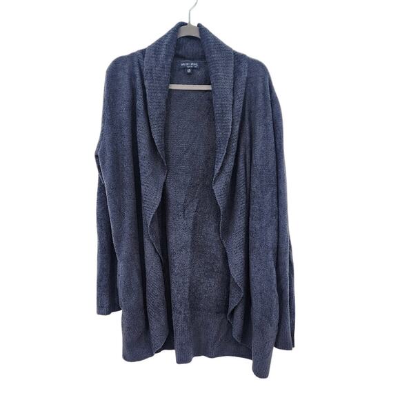 Barefoot Dreams Cozy Chic Lite Style 452 Circle Cardigan L/XL‎ Blue - Picture 1 of 7